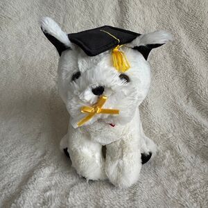 Aurora Jacques French Bulldog Graduation Dog Plush 9” Stuffed Animal Toy Diploma